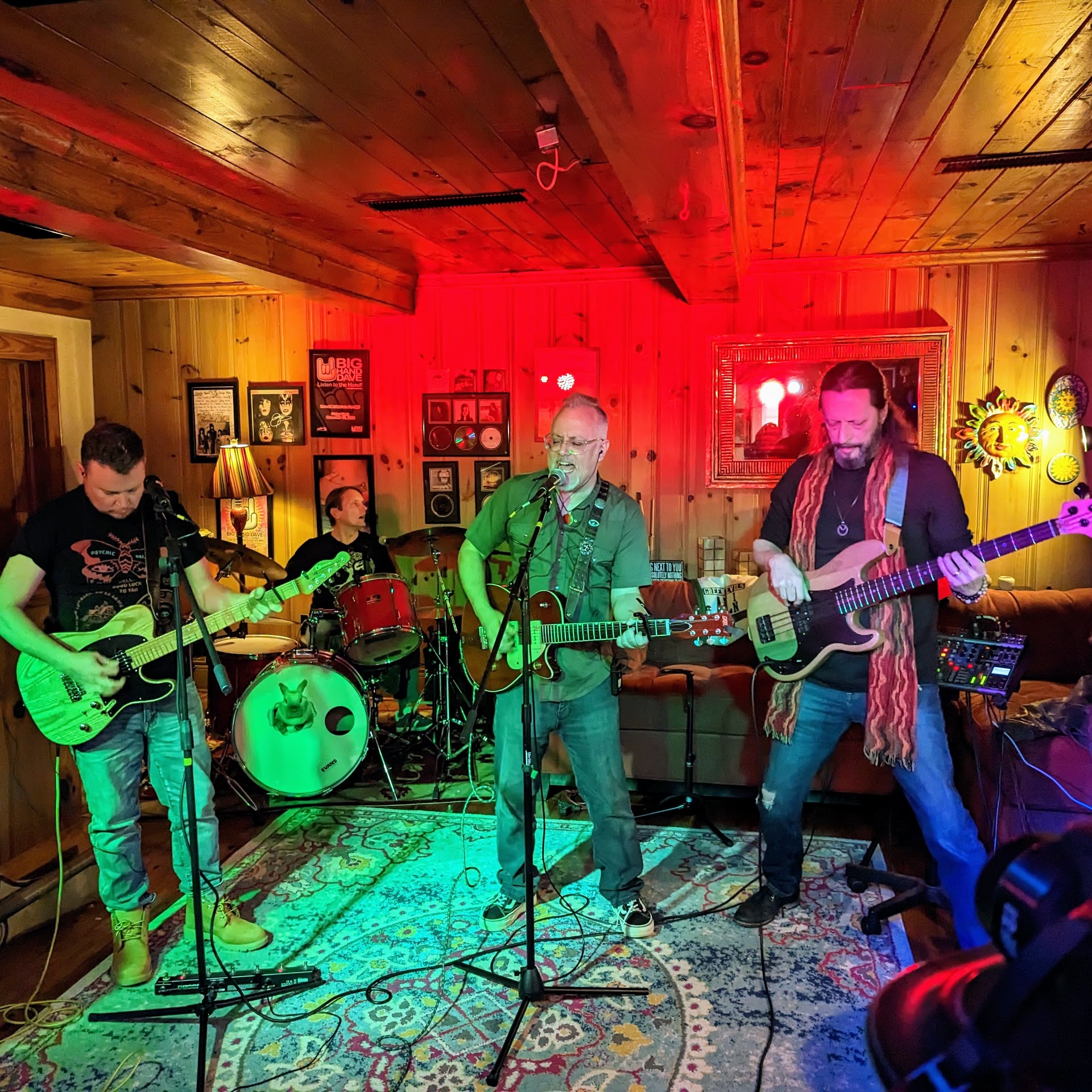 Rodney Wallin and fellow musicians, archive photo 43