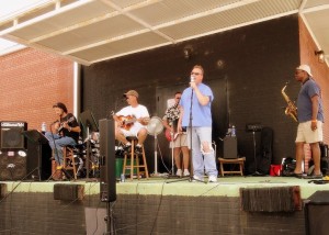 Rodney Wallin and fellow musicians, archive photo 48